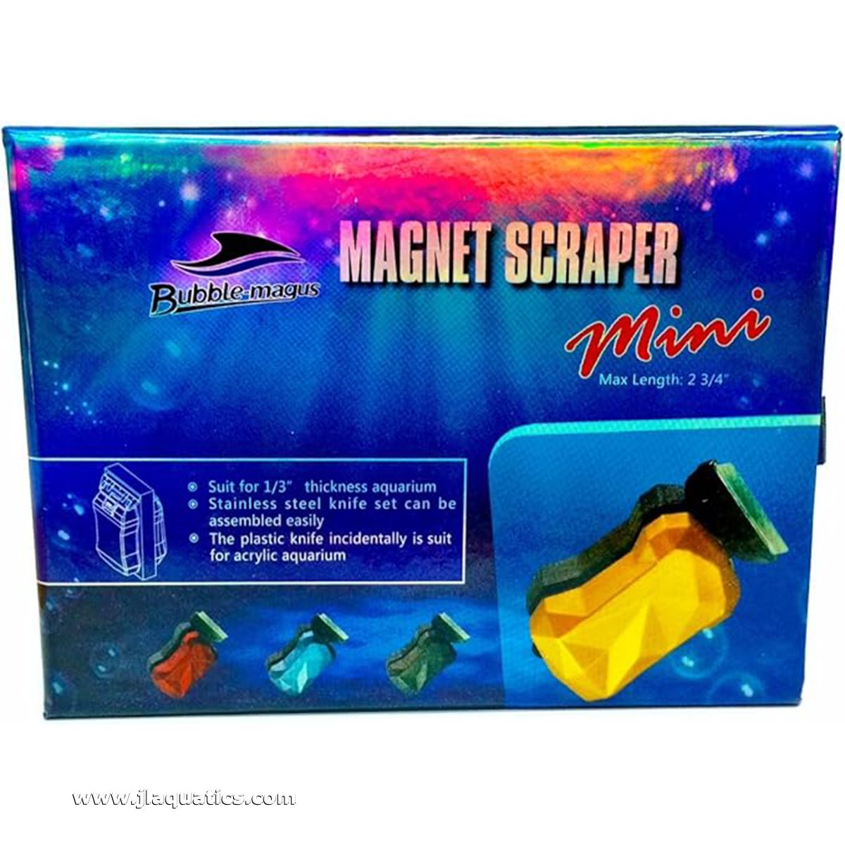 Bubble Magus Magnetic Algae Cleaner - Mini