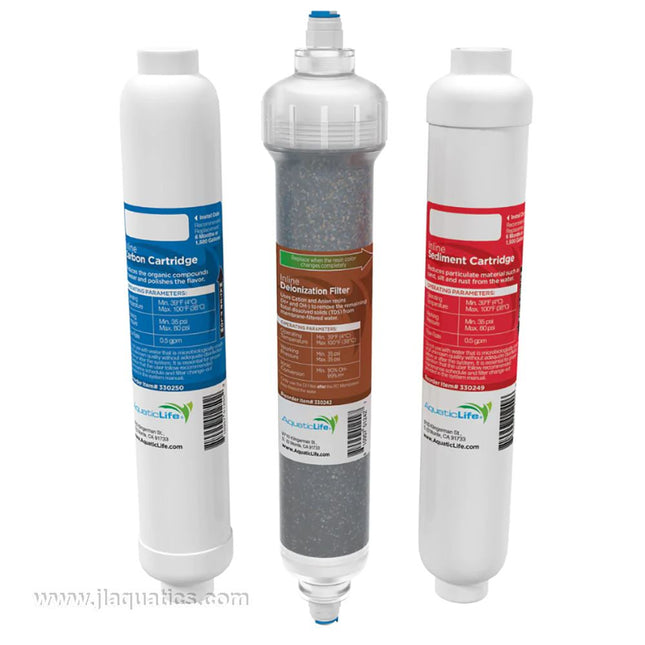 AquaticLIfe RO Buddie Pack replacement cartridges for RO Units