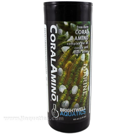 Brightwell Aquatics CoralAmino closeup of bottle