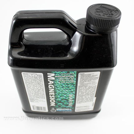 Brightwell Aquatics Liquid Magnesium instructions on a 2 Litre bottle