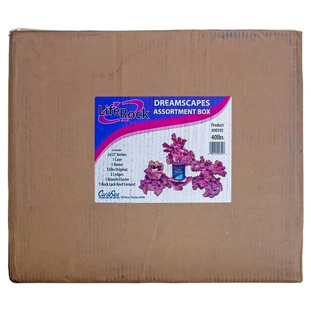 Caribsea LifeRock Dreamscapes Box - 40-60 Gallon Box