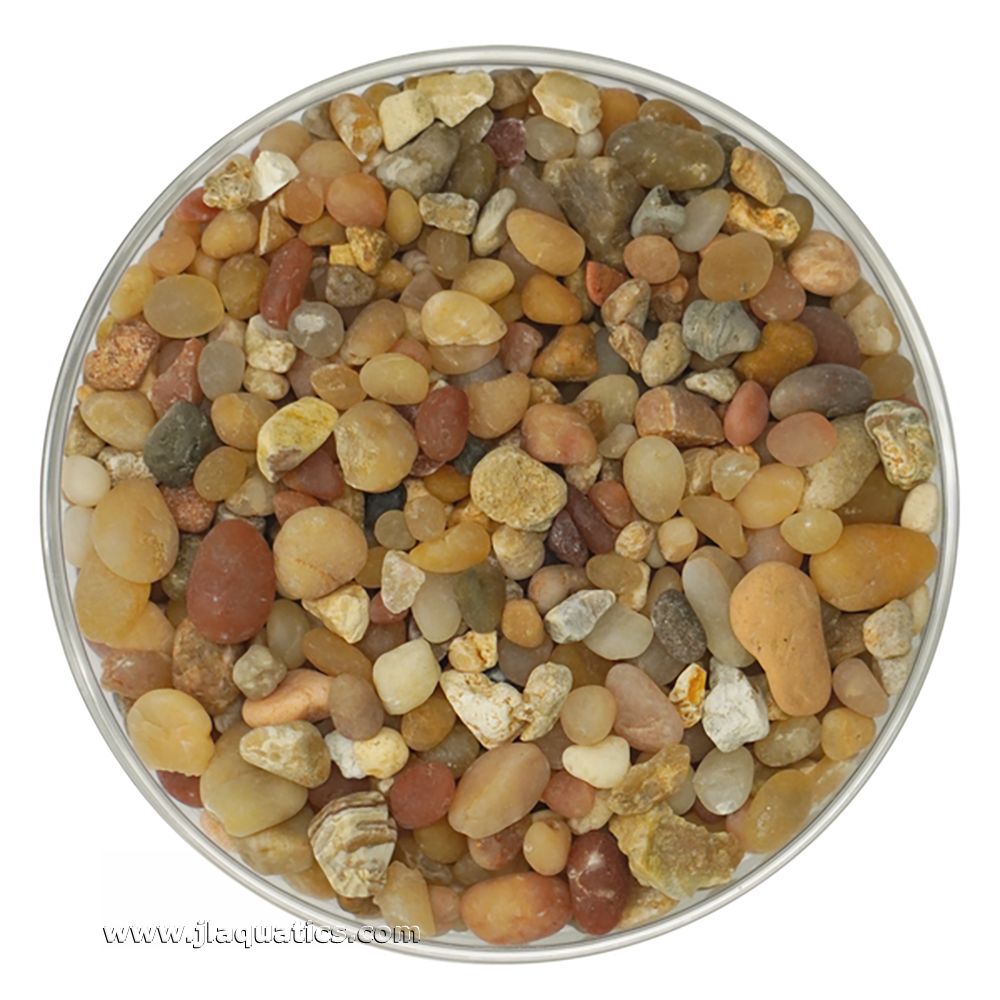 Caribsea Gemstone Creek Aquarium Gravel detail view of this aquarium sand
