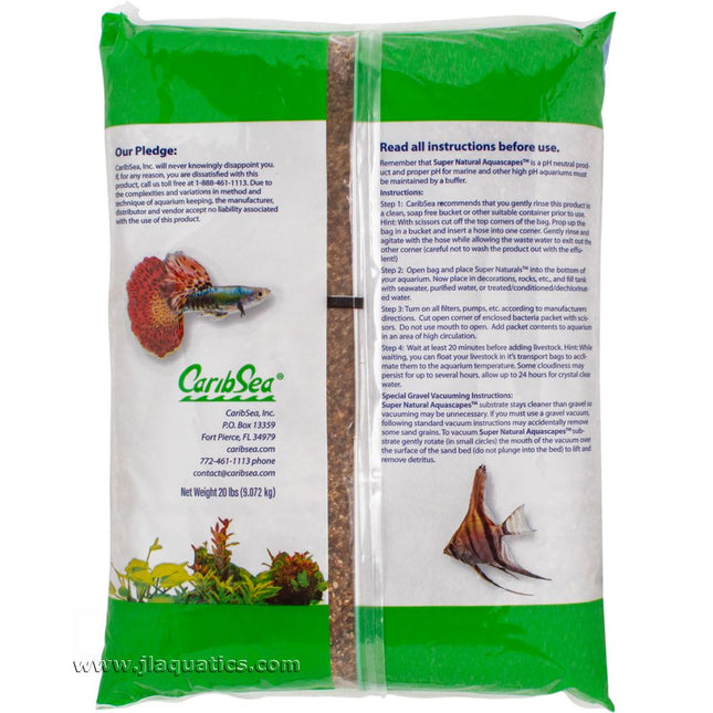 Caribsea Jungle River Aquarium Sand  instructions for adding this aquarium gravel to your freshwater tank