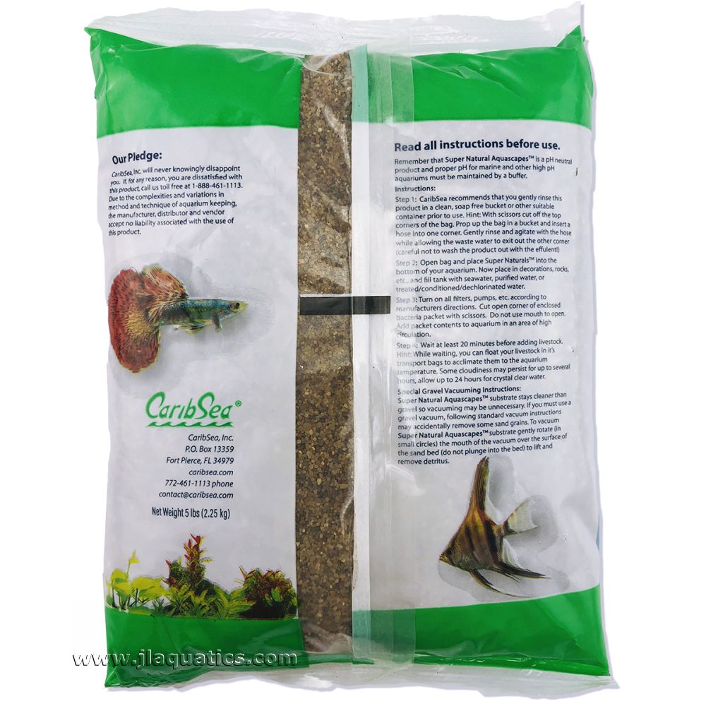 Caribsea Jungle River Aquarium Sand instructions for use