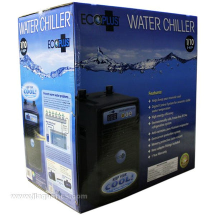 EcoPlus 1/10 HP Aquarium Chiller in retail packaging