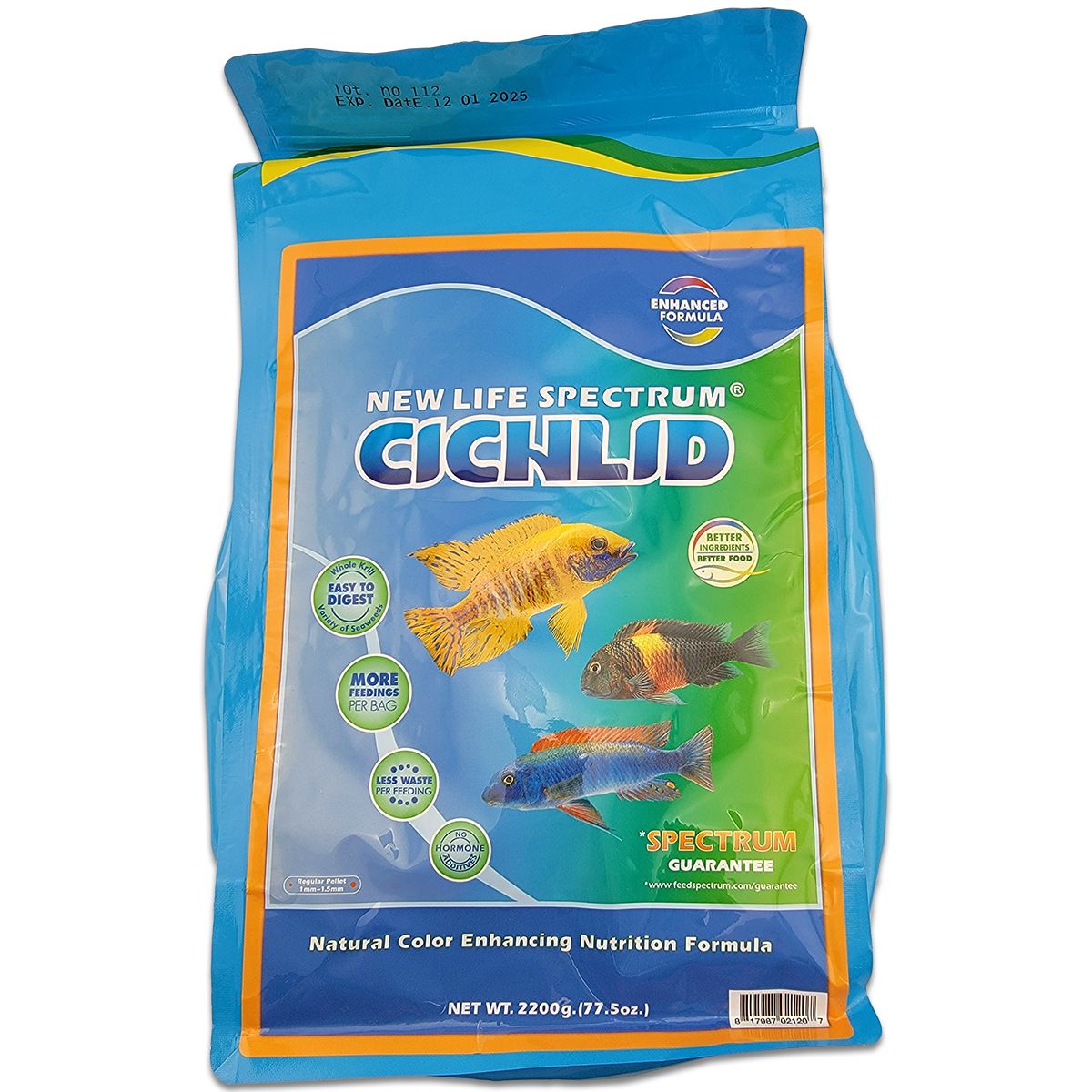 New Life Spectrum Cichlid Fish Food - 2200 Gram
