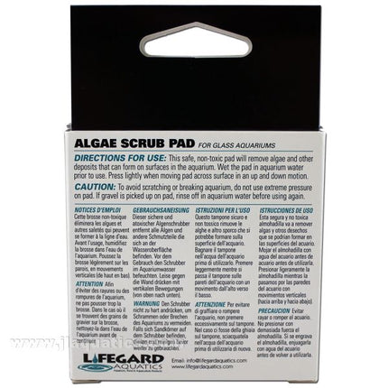 Lifegard Aquatics Algae Pad (Blue/Glass) - 3x3 Inch