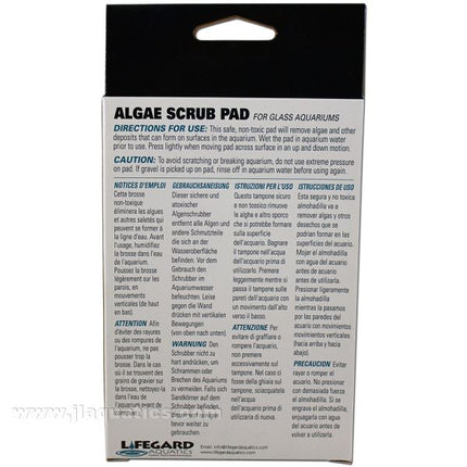 Lifegard Aquatics Algae Pad (Blue/Glass) - 4x6 Inch