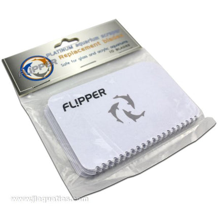 Flipper Platinum Scraper Replacement Cards for acrylic and glass aquariums