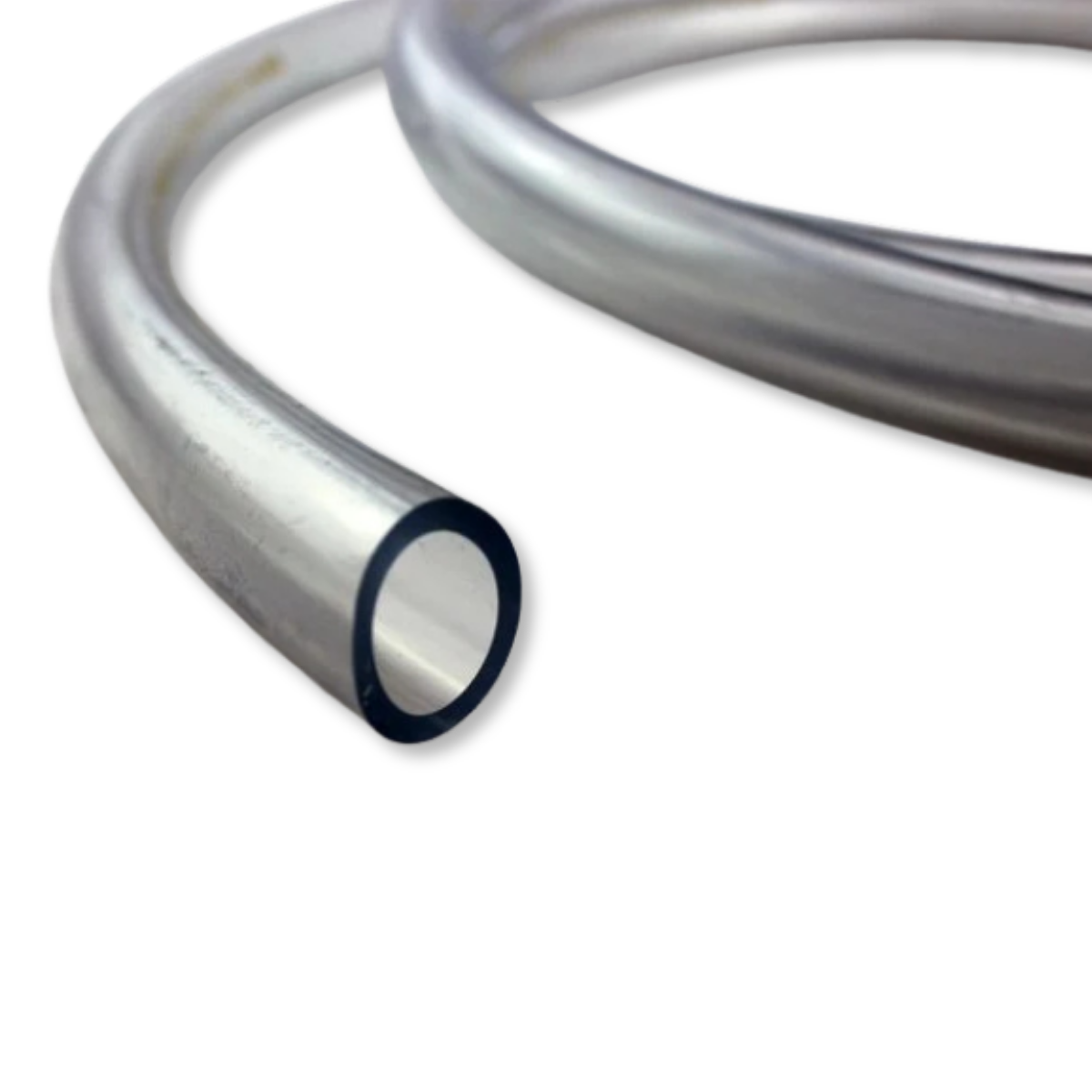 Clear Vinyl 5/8 Inch Flexible Tubing close-up