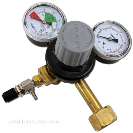 5-Pound CO2 Cylinder/CO2 Regulator & Needle Valve Package regulator portion of package for aquariums