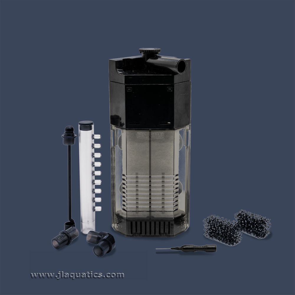 Dennerle NanoXL Corner Filter 60 comes complete with accessories.