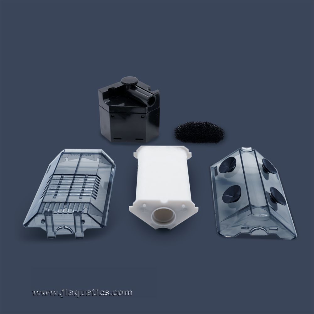 Dennerle NanoXL Corner Filter 60 is easily disassembled for maintenance.