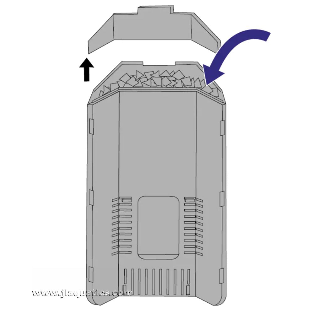 Dennerle Nano Filter Extension where to put the aquarium filter media for freshwater aquariums