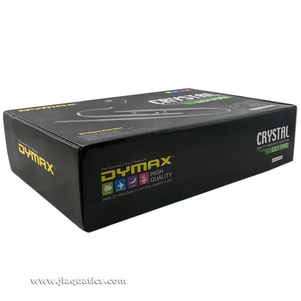 Side of the box of the Dymax Crystal Lily Pipe Set 