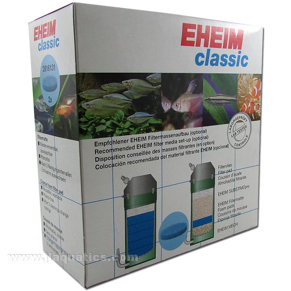 Eheim Classic 250 Canister Filter Coarse Filter Pads (2 Pack)