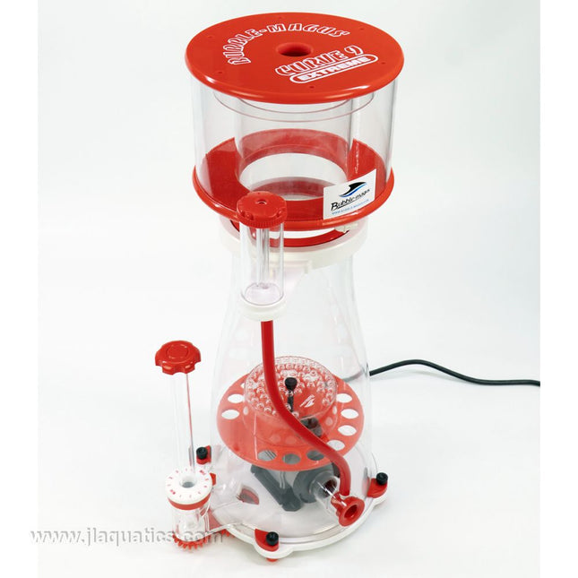 Bubble Magus Curve 9 Extreme Protein Skimmer top view with skimmer collection cup for reef tanks