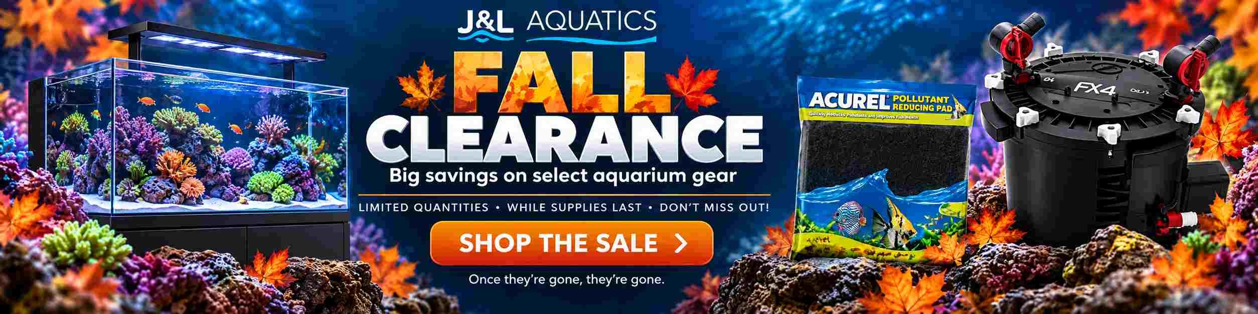 J&L Aquatics | Saltwater & Freshwater Aquarium Supplies – Shop