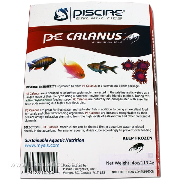 PE Frozen Calanus - 4oz Cube