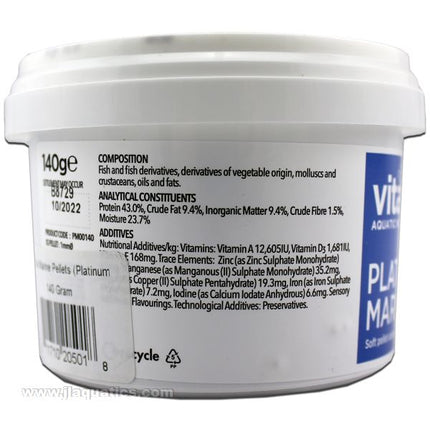 Vitalis Marine Pellets (Platinum) - 140 Gram