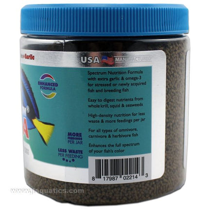 New Life Spectrum Thera-A Anti-Parasitic Pellet Food features of this aquarium fish food