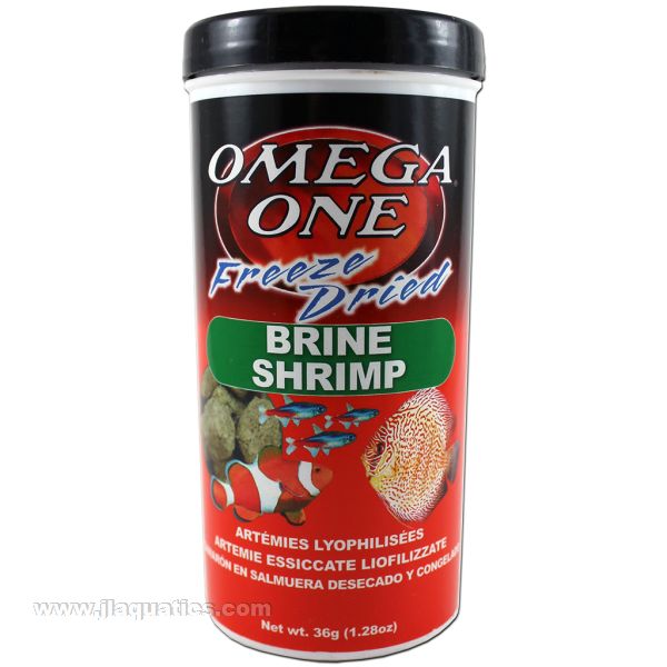 Omega One Freeze Dried Brine Shrimp - 36 Gram