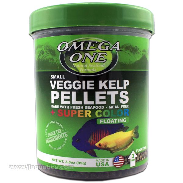 Omega One Veggie Kelp Pellets Fish Food - 100 Gram