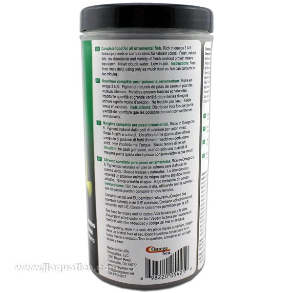 Omega One Veggie Rounds Fish Food - 227 Gram