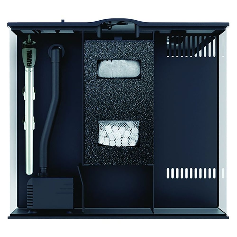 Fluval Foam Filter Block for Fluval Flex Aquarium installed in a Fluval Flex 15 freshwater aquarium