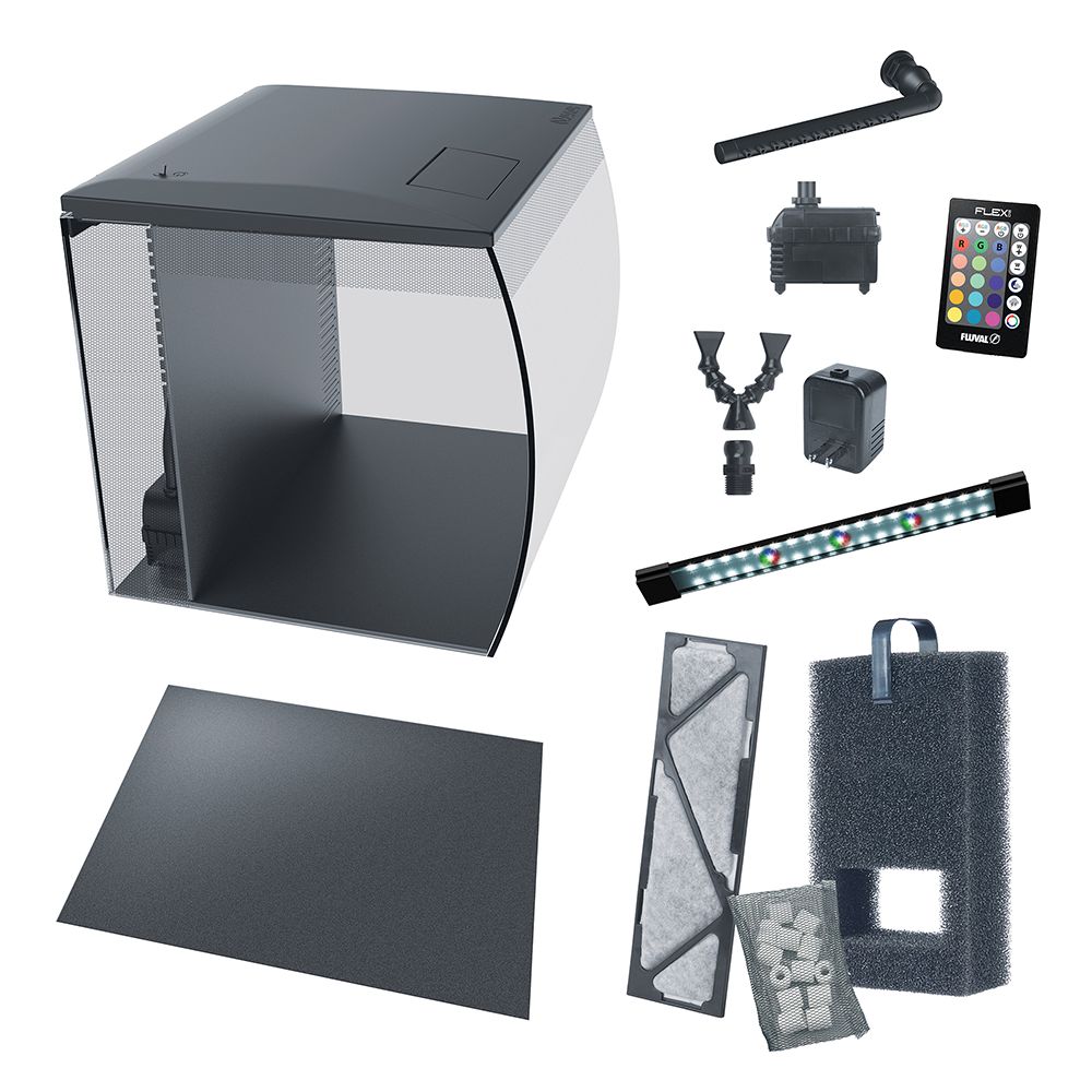 What's included with your new Fluval Flex 2.0 Aquarium Kit