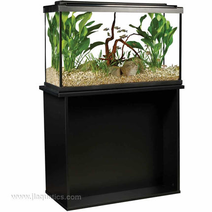 Fluval 29 Gallon Premium Aquarium Kit set-up with stand and fish