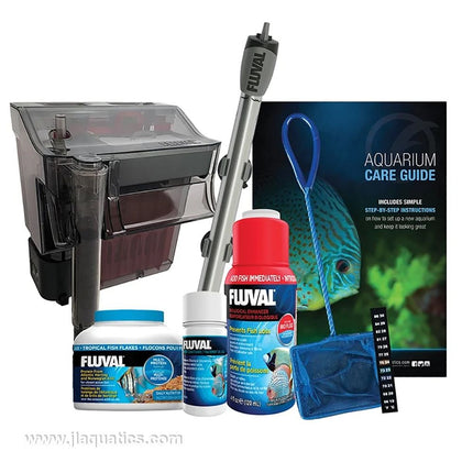 Fluval 29 Gallon Premium Aquarium Kit components that are included with this full system kit