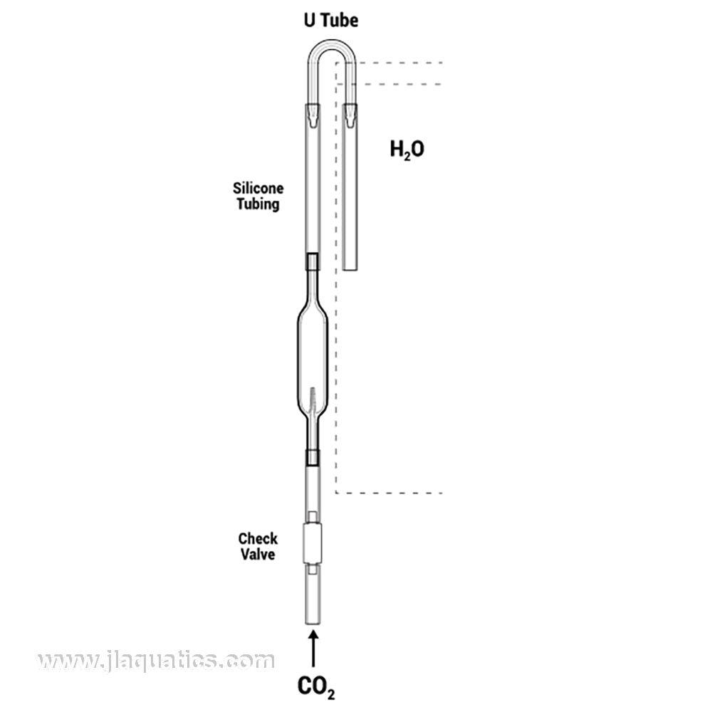 Seachem Bubble Counter installation diagram