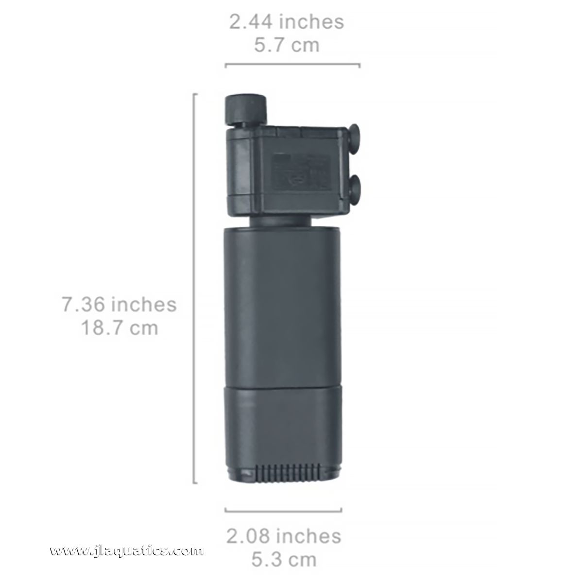 Dimensions of the Green Killing Machine UV Sterilizer - 3 Watt