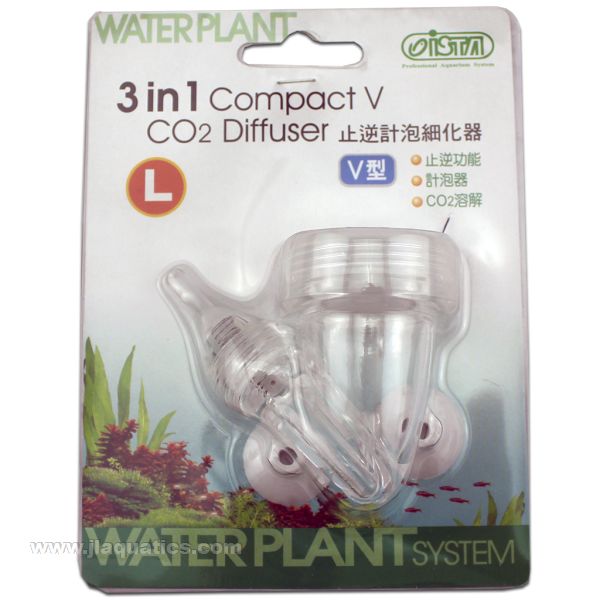 Ista 3 in 1 Compact V large CO2 diffuser for planted and freshwater aquariums