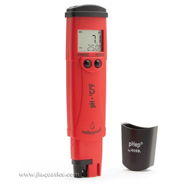 Hanna Phep4 pH/Temperature Tester - HI98127 overview with removable cap