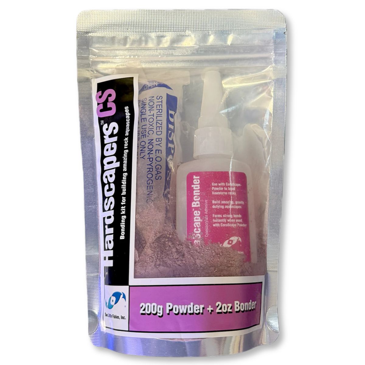 Two Little Fishies Hardscapers Coralline Stone Bonding Kit