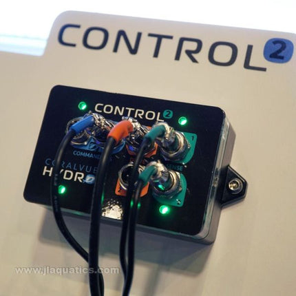 Hydros Control X2 mounted and running an aquarium