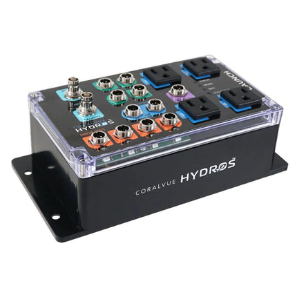 Hydros Launch 3/4 view showing profile and depth of this aquarium controller