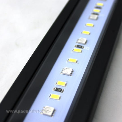 Closeup of LEDs on Fluval Aquasky Bluetooth LED for Flex 32.5G Aquarium Kit