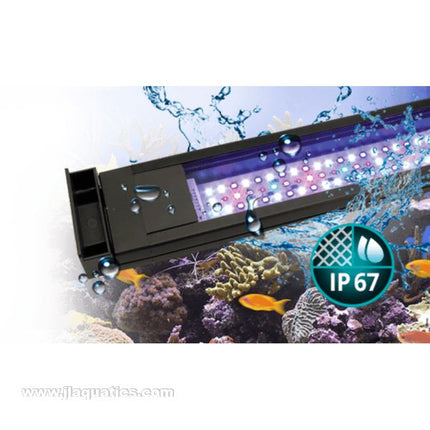 The 24-34" Fluval Sea Marine & Reef 3.0 Led Light is IP67 rated for water resistance.