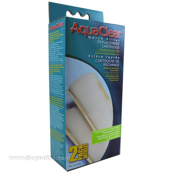 Hagen Aquaclear Quick Filter Replacement Cartridge - 2 Pack