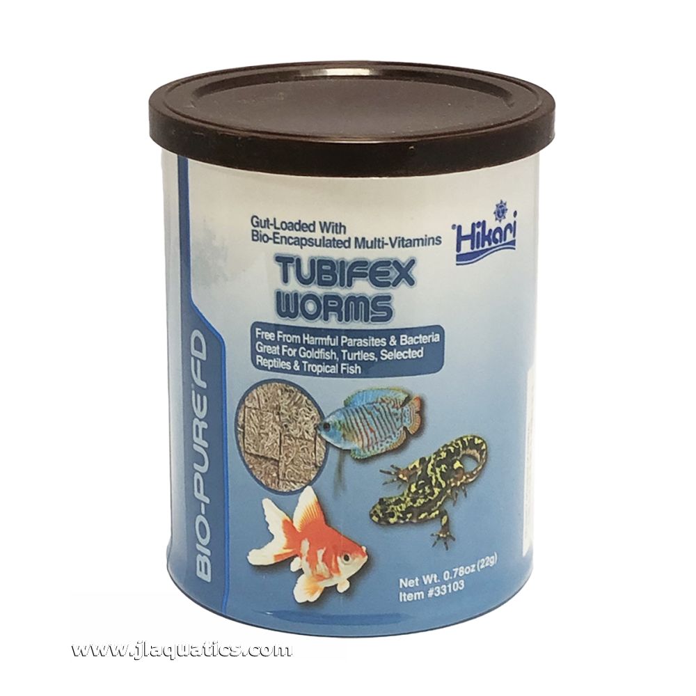 Buy Hikari Bio-Pure Freeze Dried Tubifex Worms - 0.78oz at www.jlaquatics.com