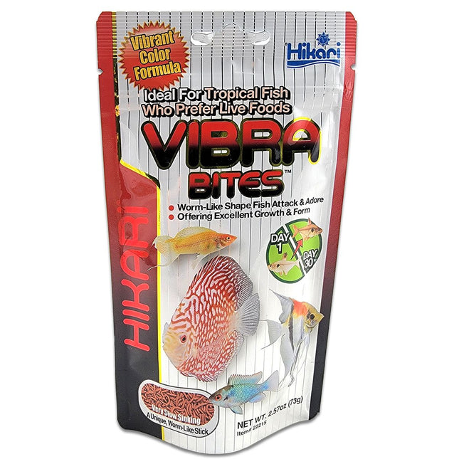 Hikari Vibra Bites Tropical Fish Food - 73 Gram - RECENTLY EXPIRED (01/2025)