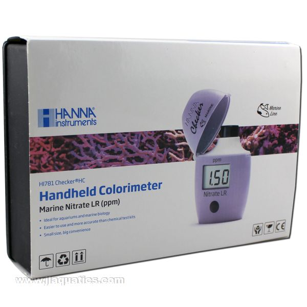 HANNA　ハンナ　硝酸塩チェッカー　LR 海水用／高濃度硝酸塩チェッカー HI 782（0.0～75.0 ppm）【試薬