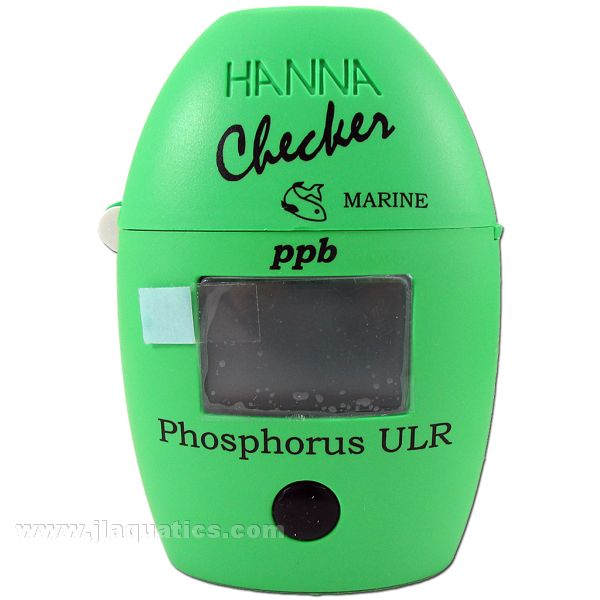 Hanna Phosphorus Checker front of tester for aquarium water