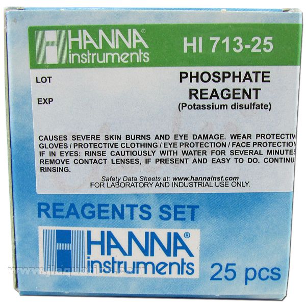 Hanna Phosphate Checker Reagents packaging