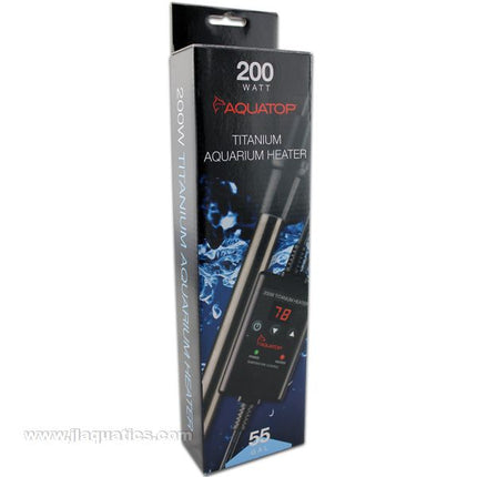 Aquatop 200W Titanium Heater - THC200 retail packaging box