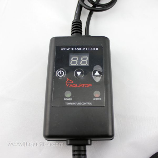 Aquatop 400W Titanium Heater - THC400 closeup of controller