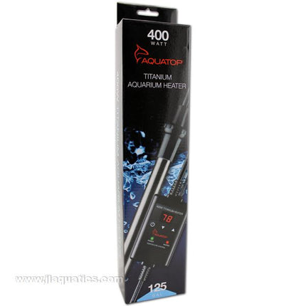 Aquatop 400W Titanium Heater - THC400 front of retail packaging